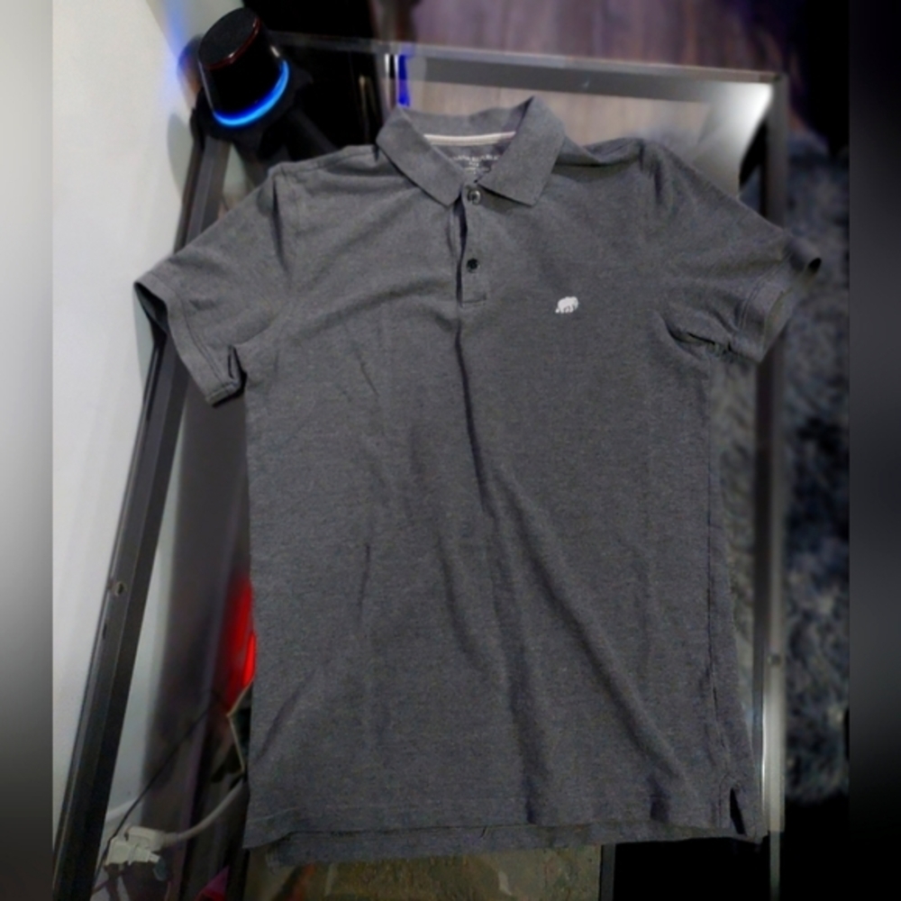 Banana Republic Gray Polo Shirt